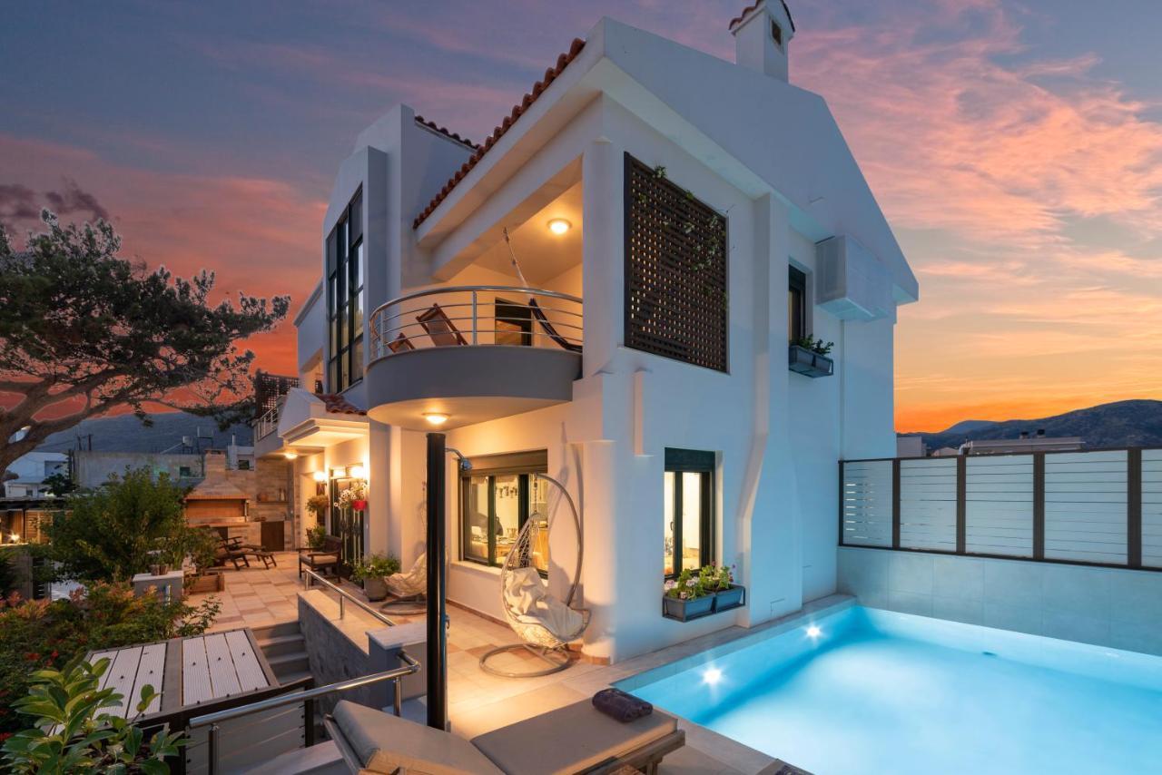 Paradisos Luxury Villas Next To Beach Koutsourás Eksteriør bilde