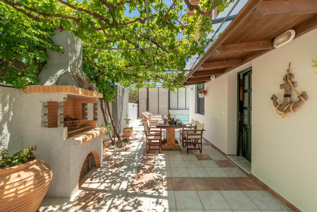 Paradisos Luxury Villas Next To Beach Koutsourás Eksteriør bilde