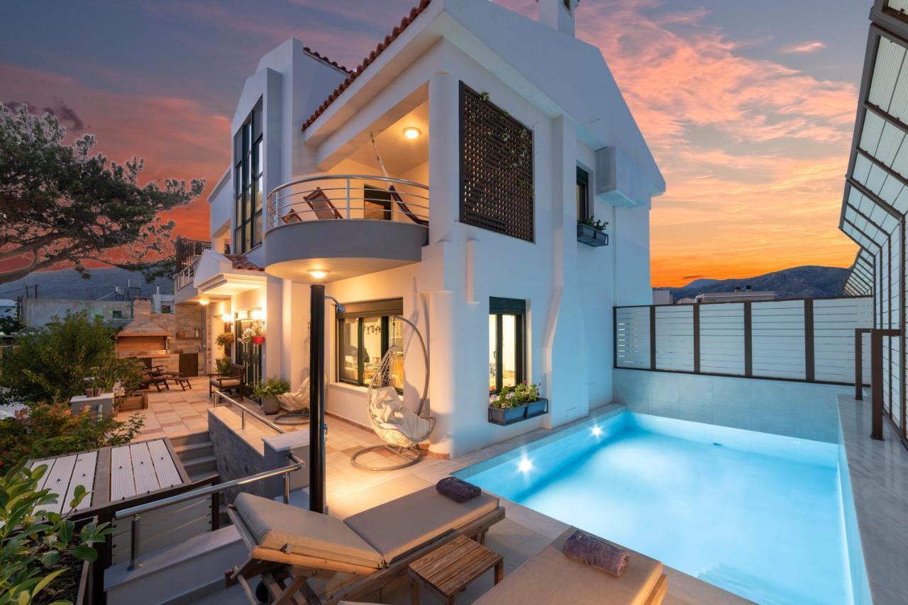 Paradisos Luxury Villas Next To Beach Koutsourás Eksteriør bilde