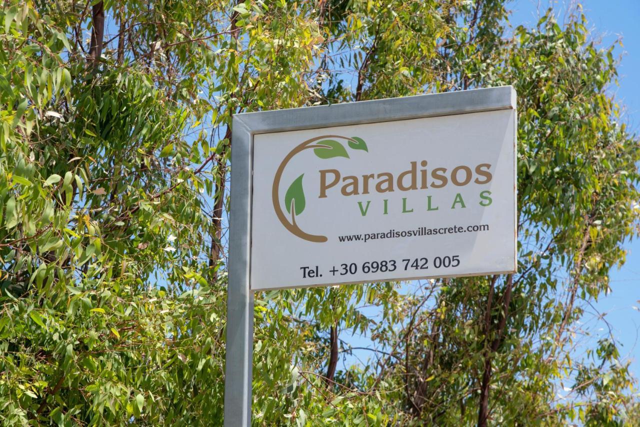 Paradisos Luxury Villas Next To Beach Koutsourás Eksteriør bilde