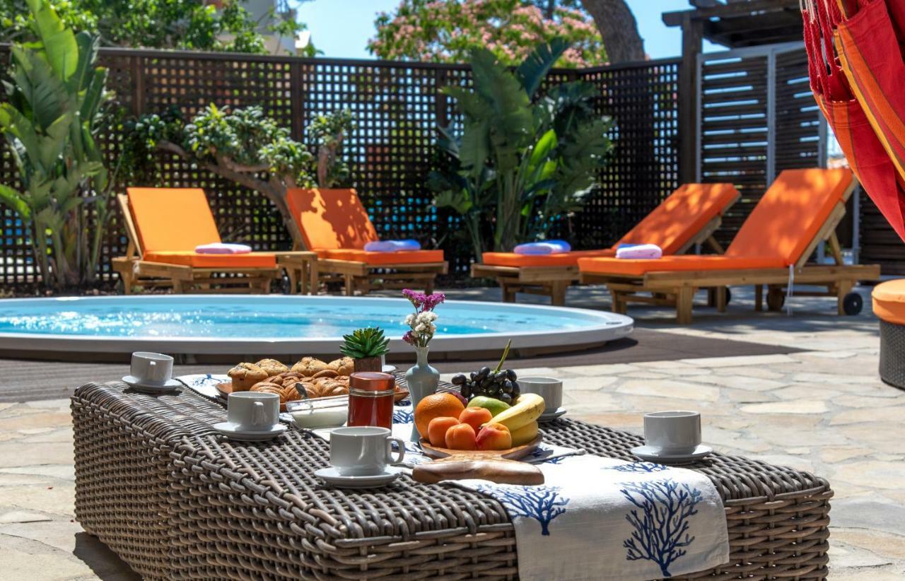 Paradisos Luxury Villas Next To Beach Koutsourás Rom bilde