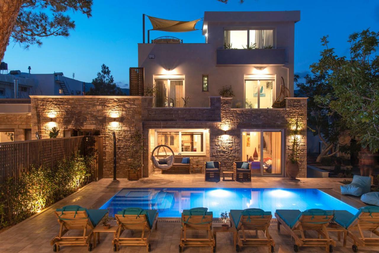 Paradisos Luxury Villas Next To Beach Koutsourás Eksteriør bilde