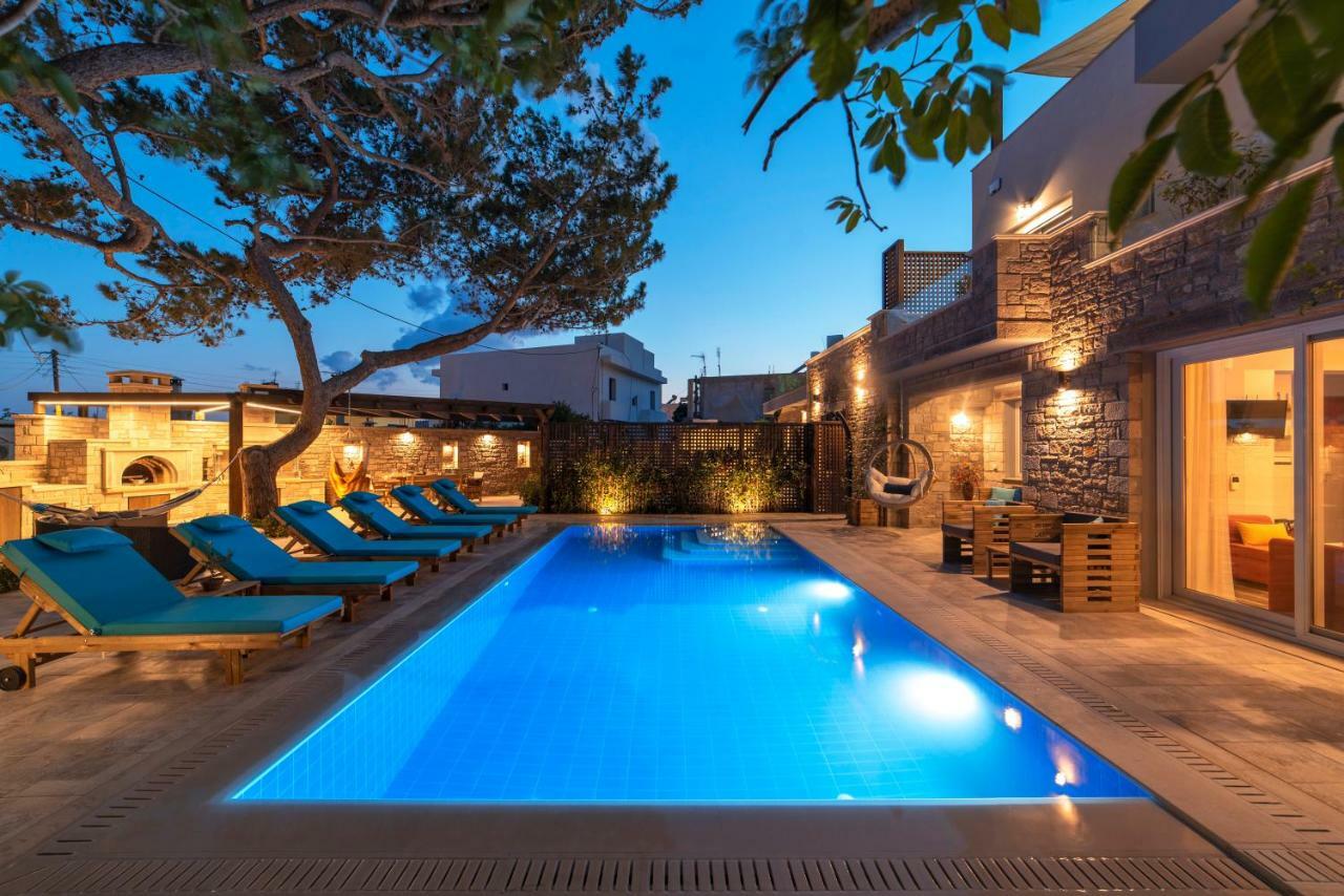 Paradisos Luxury Villas Next To Beach Koutsourás Eksteriør bilde
